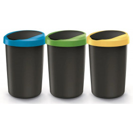 Prosperplast Баки для сортування сміття Keden COMPACTA R комплект 3x40 л  (5905197562742)