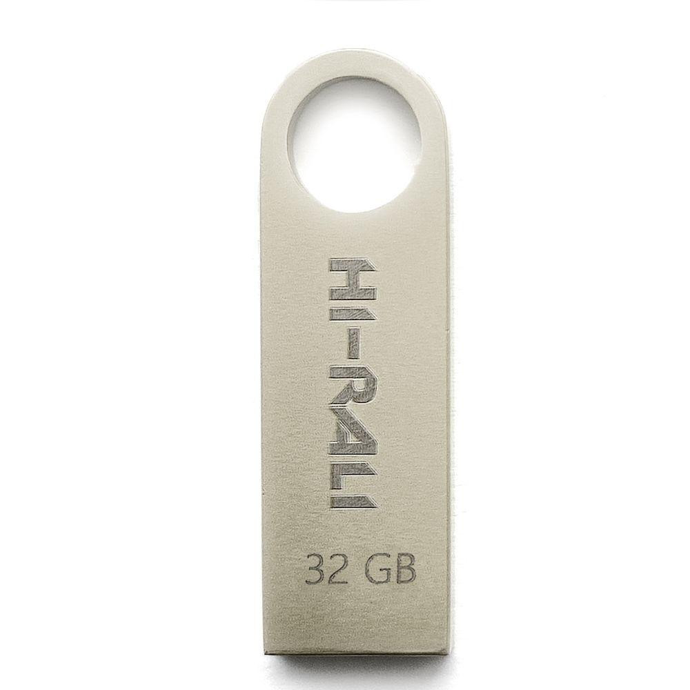 Hi-Rali 32 GB USB Flash Drive Shuttle series Silver (HI-32GBSHSL) - зображення 1