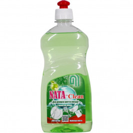 Nata Group Засіб для ручного миття посуду  Nata-Clean З ароматом яблука пуш-ул 500 мл (4823112600724)