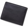 Visconti Чорний чоловічий класичний гаманець з натуральної шкіри з монетницею та RFID -  (61786) - зображення 3