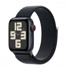 Apple Watch SE 2 GPS + Cellular 40mm Silver Aluminium Case w. Winter Blue Sport Loop (MRGQ3)