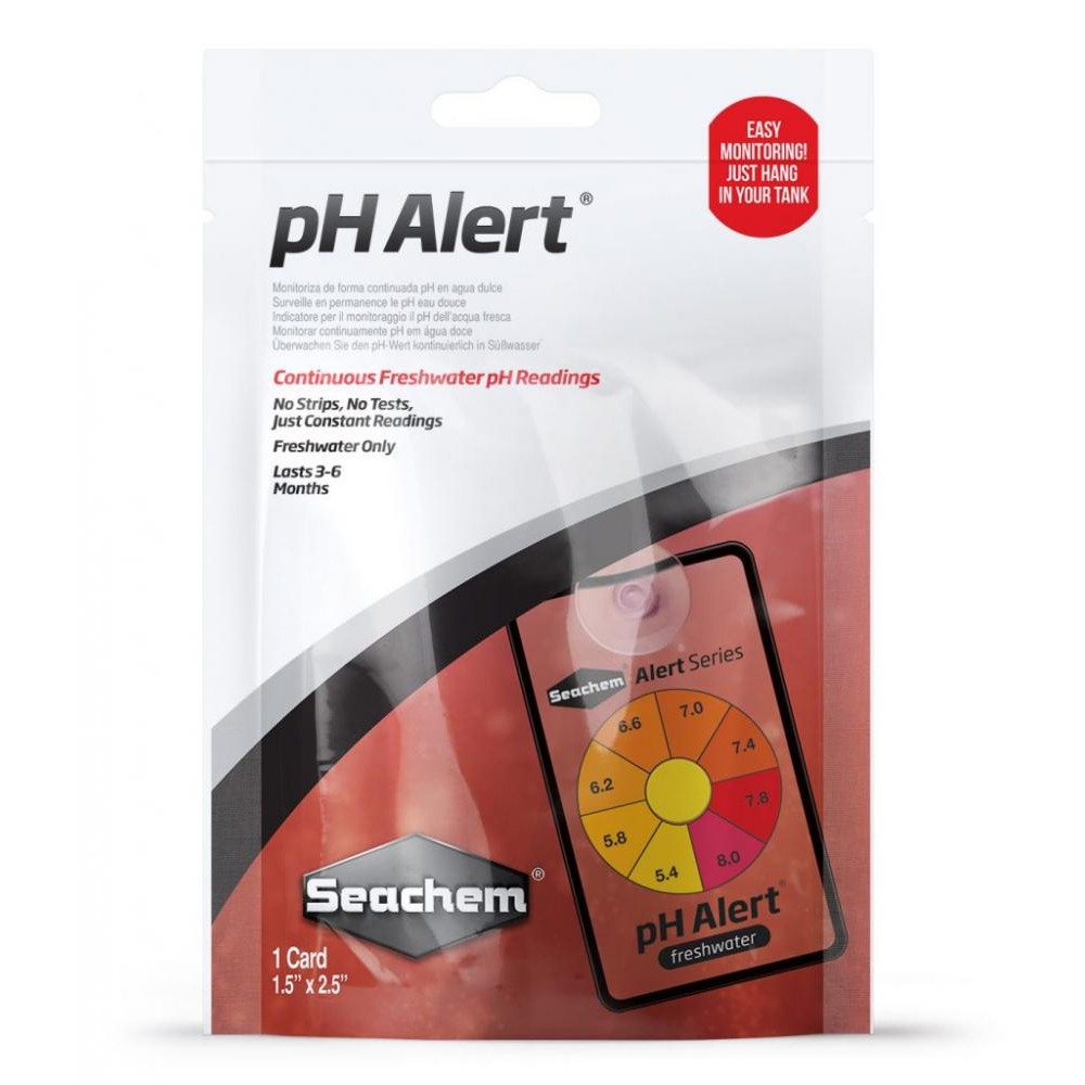 Seachem Постоянный тест для аквариума Seachem pH Alert (000116002004) - зображення 1