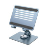 Hoco PH52 Might Metal Rotating Tablet Desktop Holder Metal Gray (6931474788979) - зображення 1