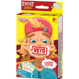   Danko Toys Настольная развлекательная игра "VETO" мини рус VETO-02-01U