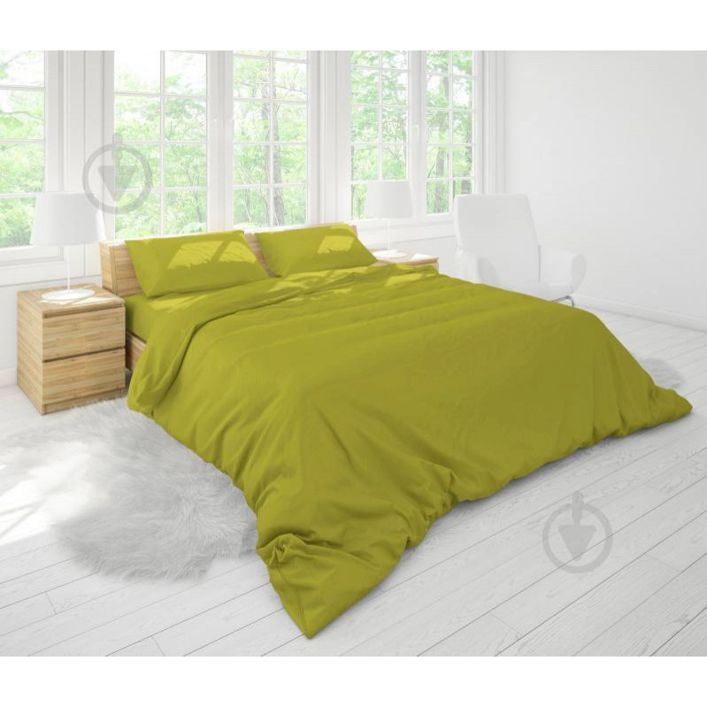 Good-dream Комплект постільної білизни  полуторний євро 160x220 см Olive бязь (GDKGBO160220) - зображення 1