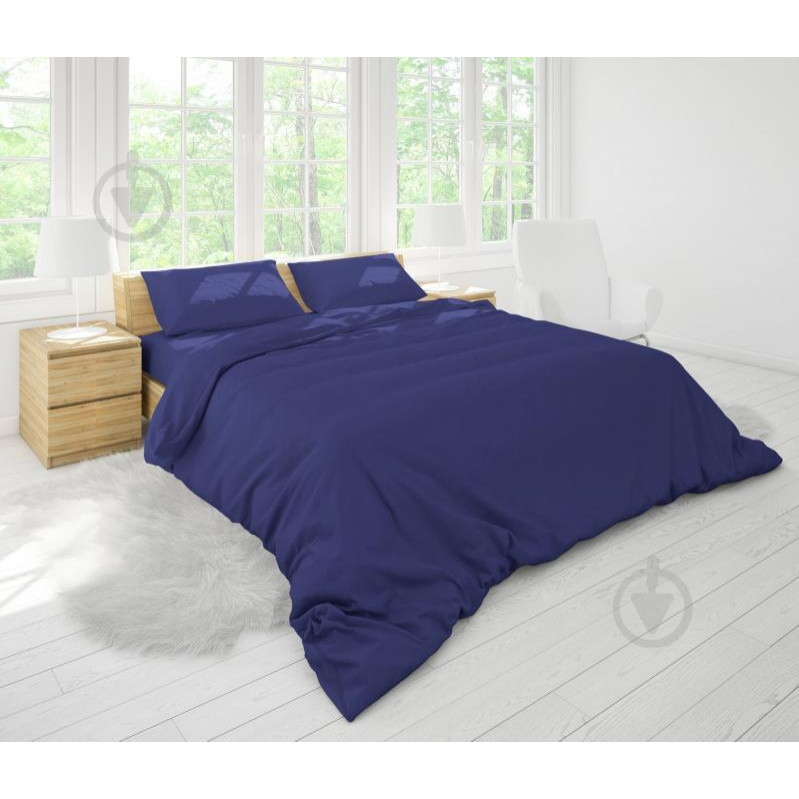 Good-dream Комплект постільної білизни  сімейний 145x210 см х 2 шт Blue бязь (GDKGBBL1452102) - зображення 1