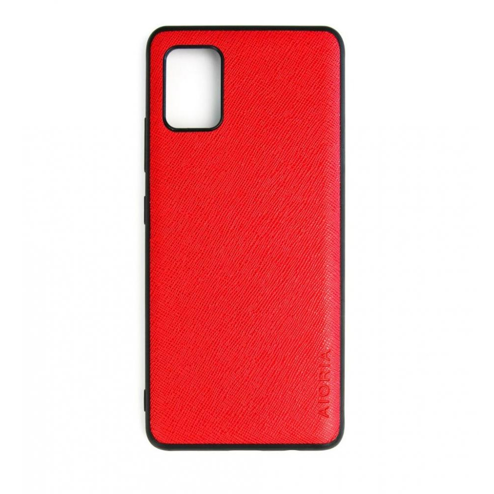 AIORIA Cross Pattern Case для Samsung Galaxy A51 5G Red - зображення 1