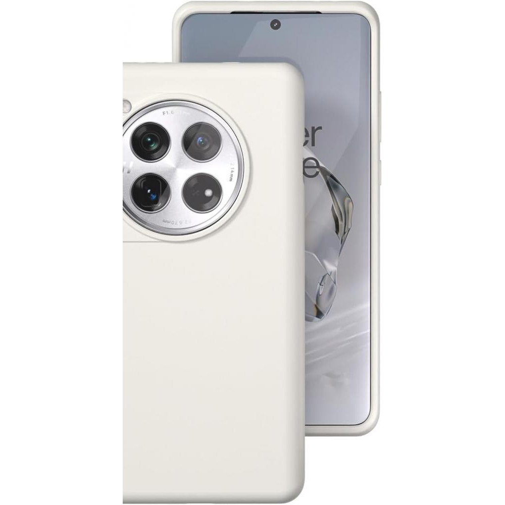 Epik Чохол Silicone Case для OnePlus 12 Cream - зображення 1