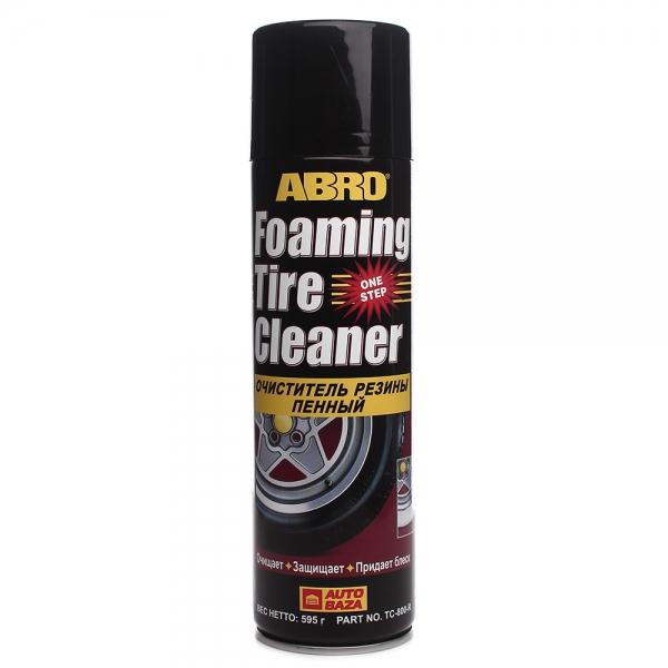 ABRO Очиститель  Foaming Tire Cleaner для шин пенный TC-800 595г - зображення 1