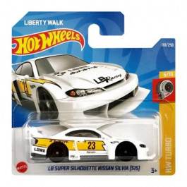   Hot Wheels Liberty Walk LB Super Silhouette Nissan Silvia (S15) Turbo 1:64 HCT23 White