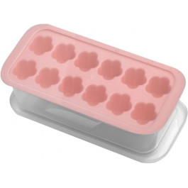 Stenson Форма для льоду  з контейнером Рожева 27х12х7.5 см (R92456 pink)