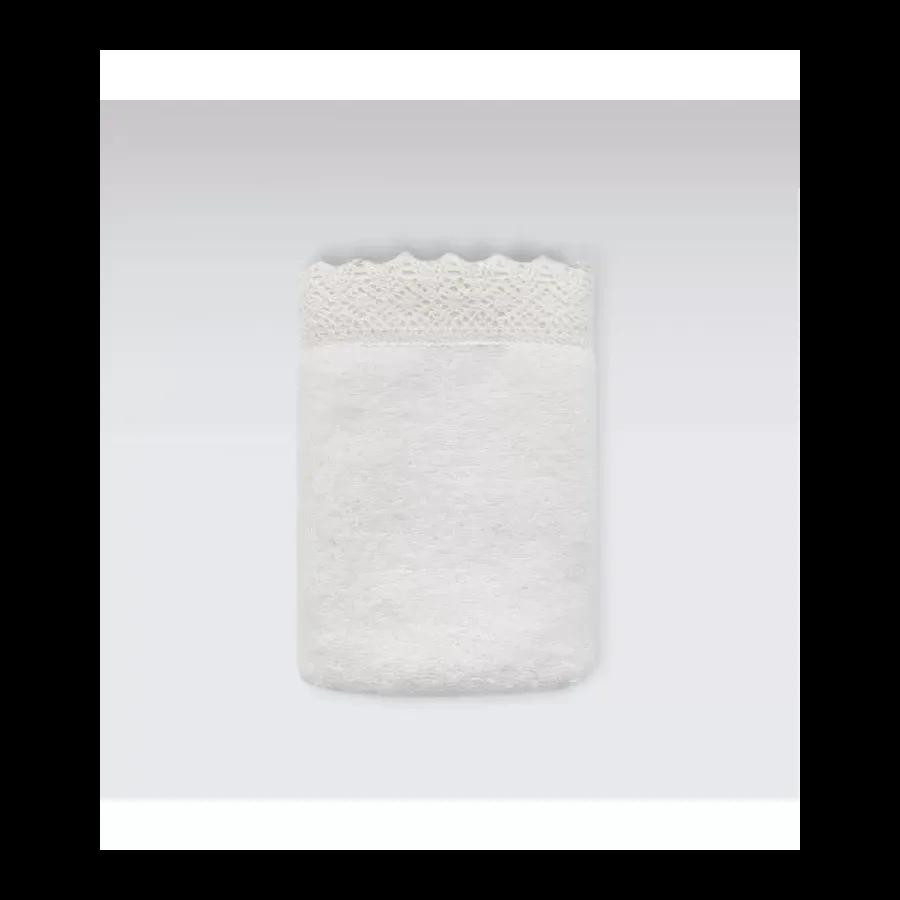 IRYA Махровое полотенце Lacy kopanakili ekru молочное 50х90 см (2000022261043) - зображення 1