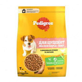   Pedigree для цуценят малих порід з домашньою птицею та овочами 7 кг (5998749145210)