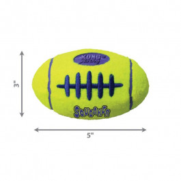 KONG Игрушка  AirDog Squeaker Football воздушный футбольный мяч, M (775234)