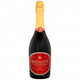 Bazaleti Вино игристе  червоне напівсолодке 0,75л 12% (4867616022606)