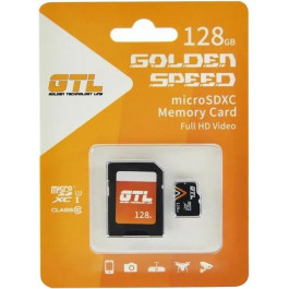 GTL 128 GB microSDXC UHS-I U1 + SD adapter (GTL-128-Micro)