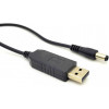 ACCLAB USB to DC 5,5х2,5mm 12V 1A (1283126552847) - зображення 1