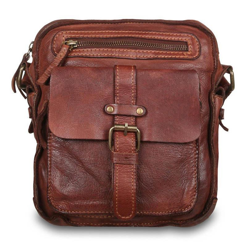 Ashwood Шкірана сумка через плече  Leather SERGIO TAN - зображення 1