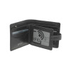 Visconti Чоловічий шкіряний гаманець  TSC42 BLK з RFID Arezzo black чорний - зображення 6