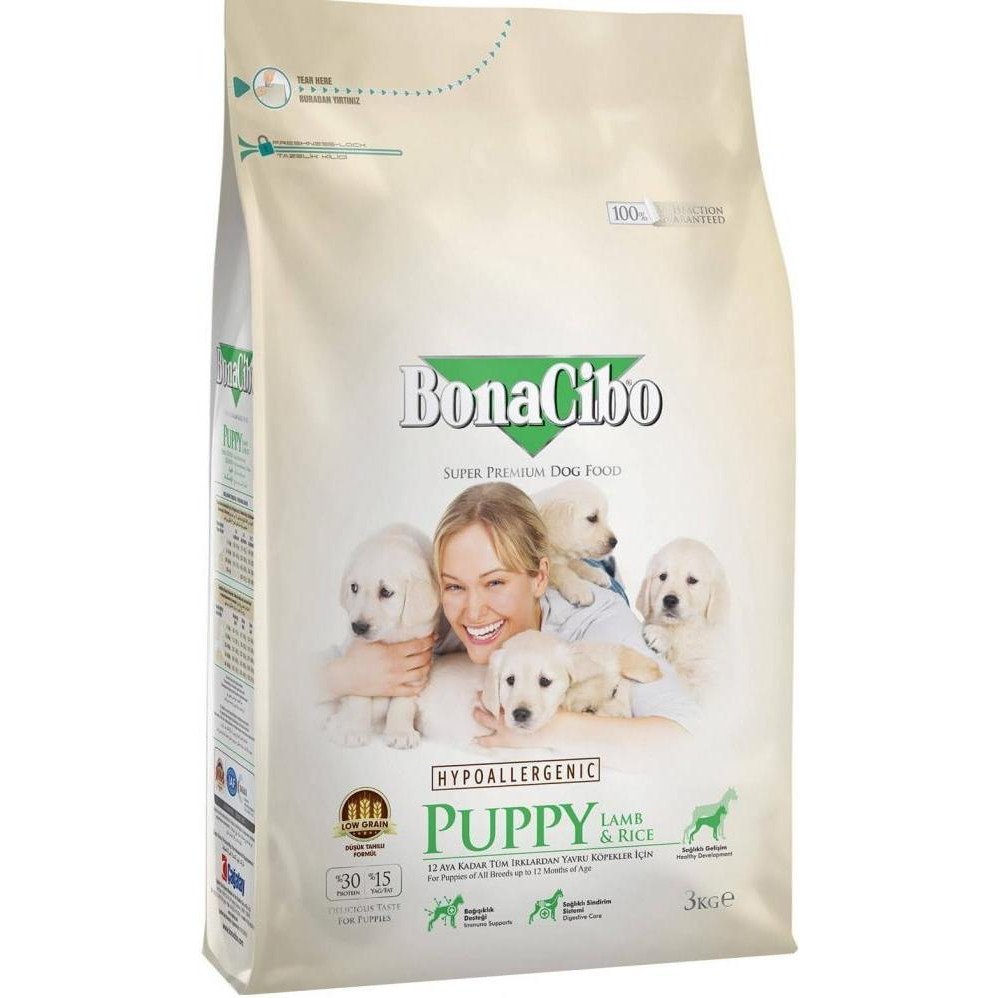 BonaCibo Puppy Lamb and Rice 3 кг (BC406144) - зображення 1