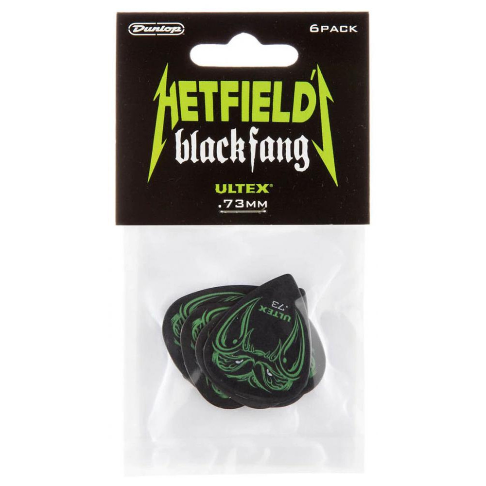 Dunlop PH112P.73 Hetfield's Black Fang Player's Pack 0.73 mm (6 шт.) - зображення 1