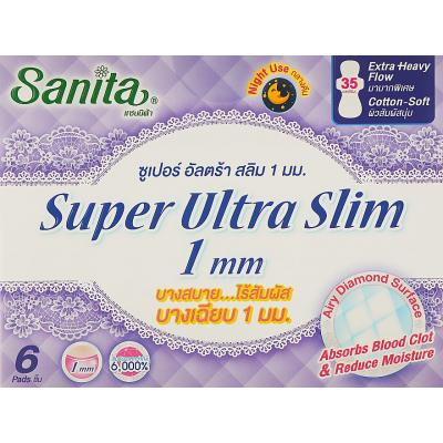 SANITA Гігієнічні прокладки  Super Ultra Slim 35 см 6 шт. (8850461601535) - зображення 1
