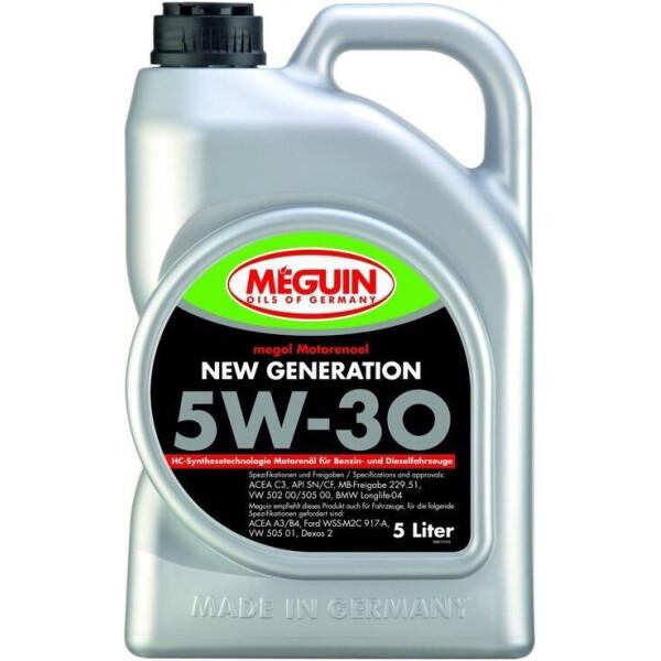 Meguin New Generation 5W-30 5л - зображення 1