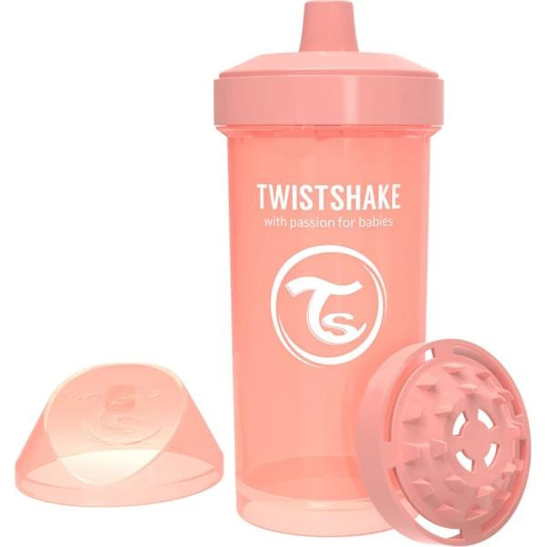 Twistshake Детская чашка 360 мл Pastel Peach (78322) - зображення 1