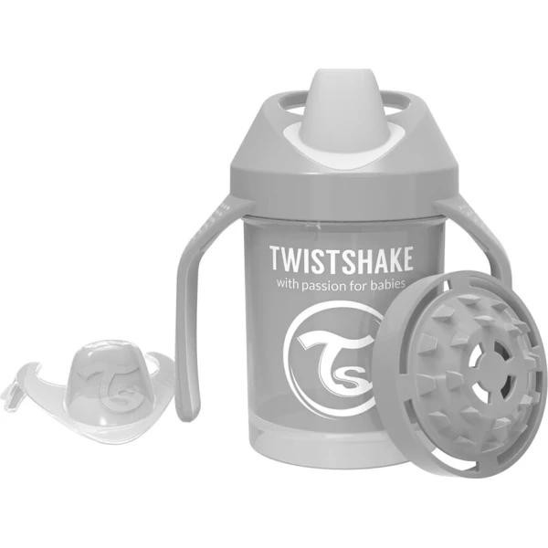 Twistshake Мини чашка с ручками 230 мл 4 мес., серая (78272) - зображення 1