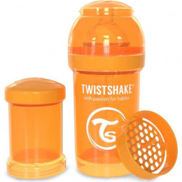   Twistshake Бутылочка для кормления антиколиковая Anti-Colic Orange 180 мл. (78003)