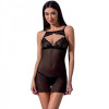 Passion Пеньюар VERONIQUE CHEMISE black S/M - (P53036) - зображення 1