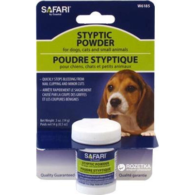 Safari Порошок  Styptic Powder антисептичний кровоспинний 14 г (76484513190) - зображення 1