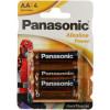 Panasonic AA bat Alkaline 4шт Alkaline Power (LR6REB/4BPR) - зображення 1