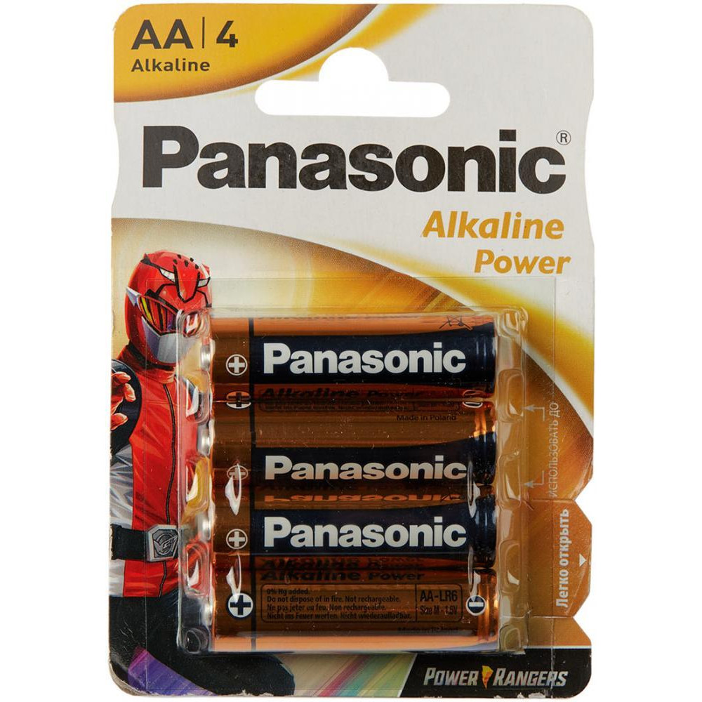 Panasonic AA bat Alkaline 4шт Alkaline Power (LR6REB/4BPR) - зображення 1