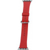 COTEetCI Кожаный ремешок для Apple Watch 38mm (Серия 1/2/3) / 40mm (Серия 4/5/6/SE)  W22 Premier Band Red (WH - зображення 1