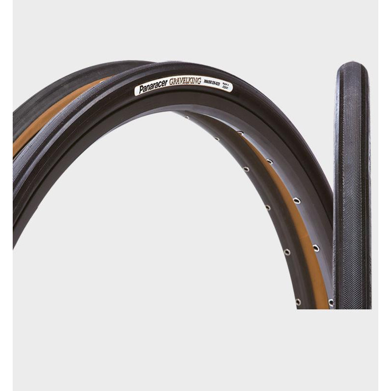 Panaracer Покрышка  GRAVELKING (Slick) 650Bx48 Tubeless Folding 120TPI (520g) black/brown - зображення 1