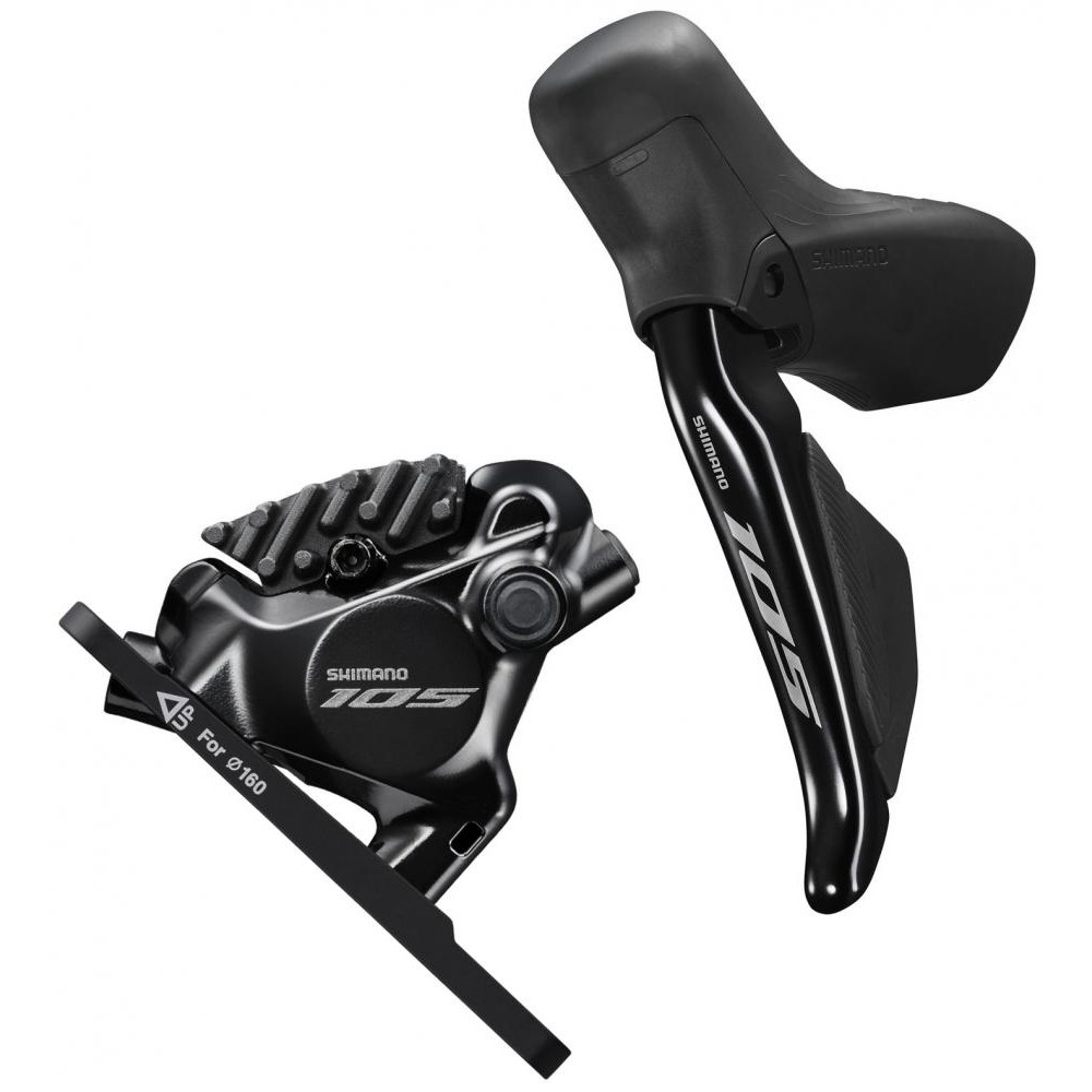 Shimano Гальмо  гідравл. дискове для шосе R7170 105, переднє (ліва ручка, каліпер, гідроліния 1000мм) - зображення 1