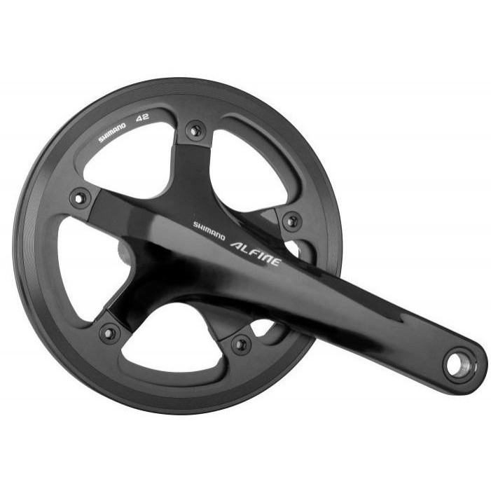 Shimano Шатуни  FC-S501 ALFINE, інтегрована вісь, 170мм, 39Т, каретка SM-BB4600 - зображення 1