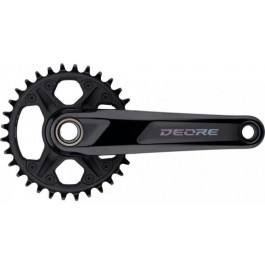   Shimano Шатуни  DEORE FC-M6100-1 інтегрована вісь, 175мм 32T 12-шв. CL-52мм без каретки