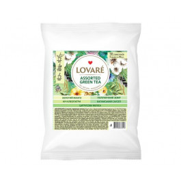 Lovare Чай зеленый ассорти  Assorted Green Tea 5 видов по 10 пакетиков (4820198878153)