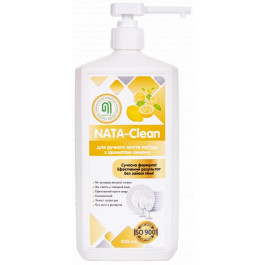 Nata Group Засіб для ручного миття посуду  Nata-Clean З ароматом лимону 1000 мл (4823112600953)