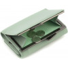 Marco Coverna Маленький жіночий гаманець із натуральної шкіри фісташкового кольору з монетницею  68674 - зображення 5