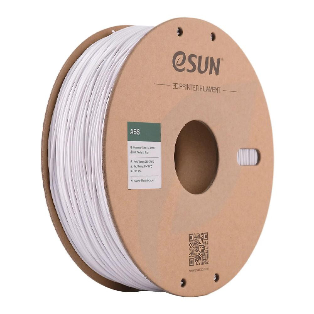 Esun ABS Filament (пластик) для 3D принтера  1кг, 1.75мм, холодний білий (ABS-175CW1) - зображення 1