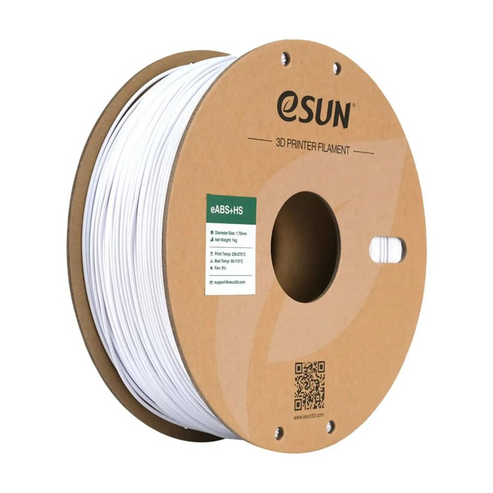 Esun eABS+HS Filament (пластик) для 3D принтера  1кг, 1.75мм, холодний білий (eABS+HS-175CW1) - зображення 1
