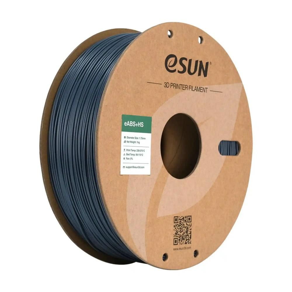Esun eABS+HS Filament (пластик) для 3D принтера  1кг, 1.75мм, сірий (eABS+HS-175H1) - зображення 1