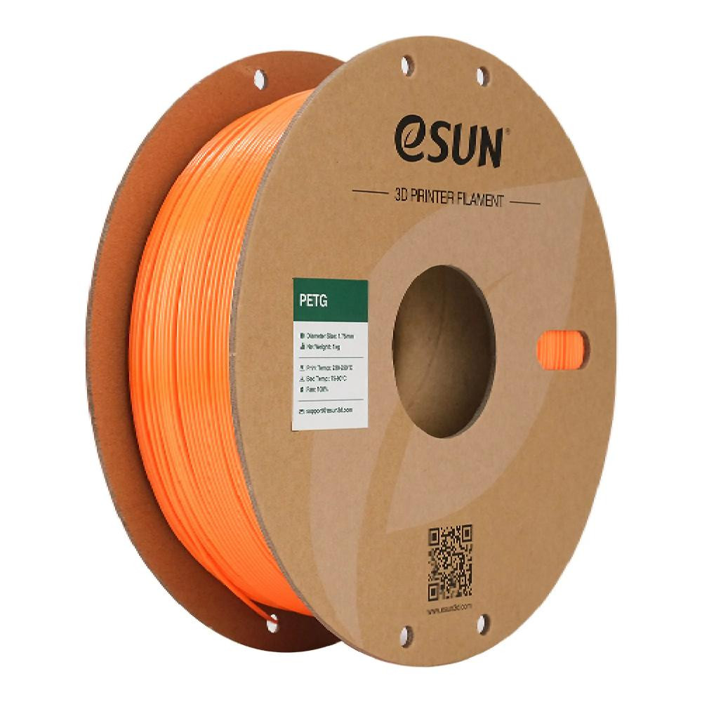 Esun PETG Filament (пластик) для 3D принтера  1кг, 1.75мм, помаранчевий (PETG175SO1) - зображення 1