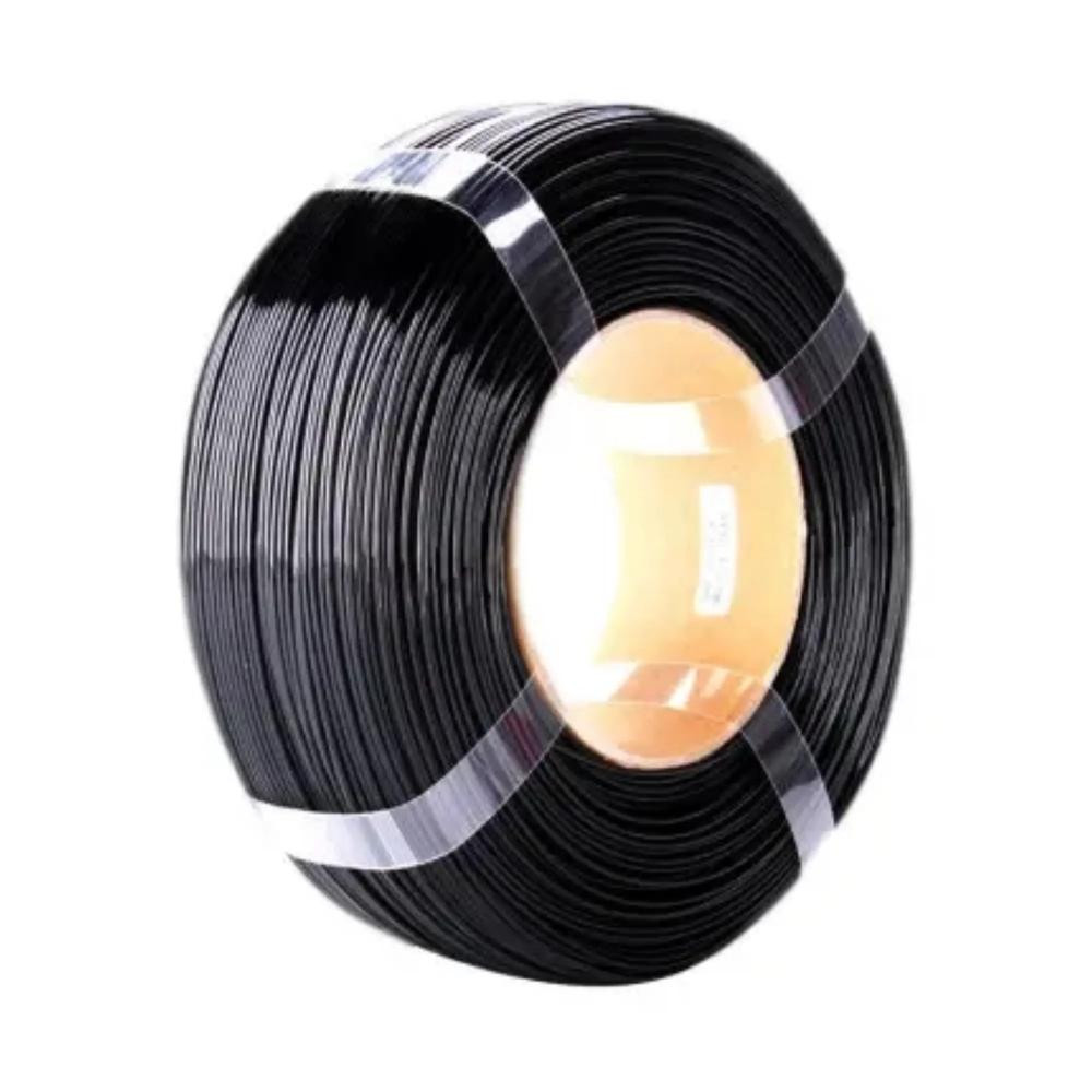 Esun PETG Filament (пластик) для 3D принтера  1кг (без катушки), 1.75мм, чорний (PETGRefill175SB-WE) - зображення 1