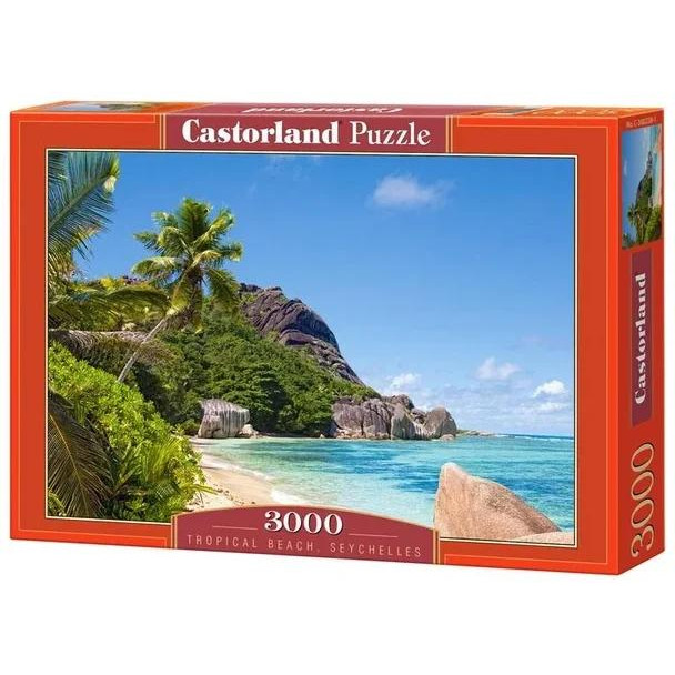Castorland Тропический пляж, Сейшелы 3000 элементов (С-300228) - зображення 1