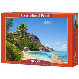 Castorland Тропический пляж, Сейшелы 3000 элементов (С-300228)