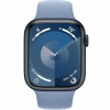 Apple Watch Series 9 GPS 45mm Midnight Alu. Case w. Winter Blue Sport Band - S/M (MR9Q3+MT413) - зображення 2